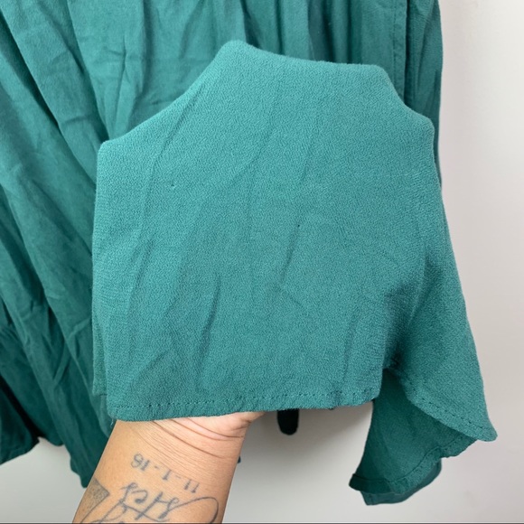 Torrid Green Sleeveless Tunic Long Top Women’s Sz. 3 Plus Size With Pockets! - Picture 6 of 9